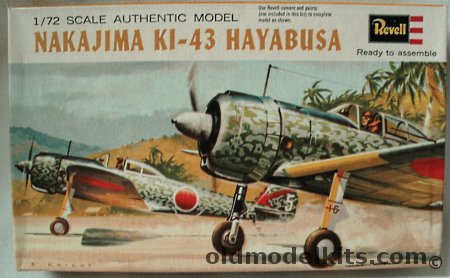 Revell 1/72 Nakajima Ki-43 Hayabusa Oscar, H641 plastic model kit